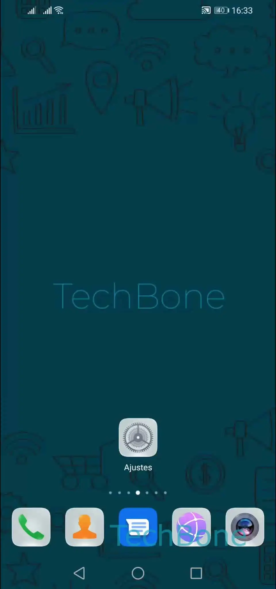 Vibración en Modo Silencio – EMUI: paso 1 – Abre los Ajustes