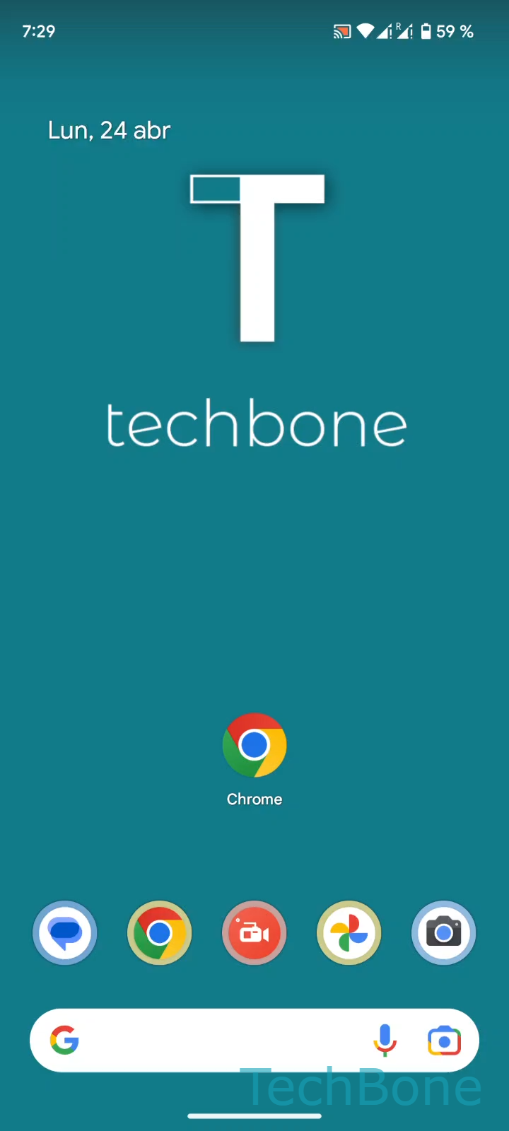 Permitir o Bloquear la Ubicación en Chrome – Android 13: paso 1 – Abre Chrome