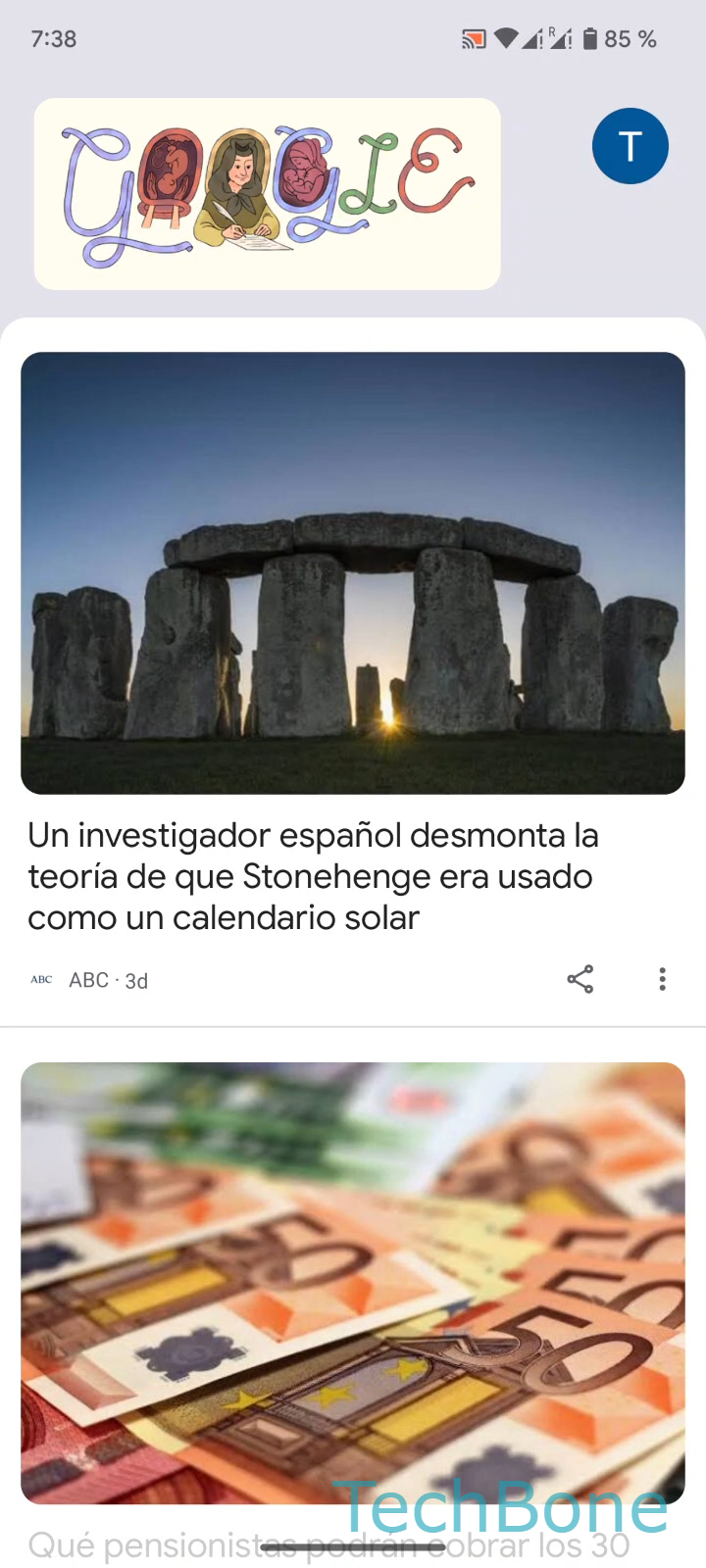 Desactivar Google Discover en la pantalla de inicio – Android 13: paso 1 – sdfsdfsdfsfd
