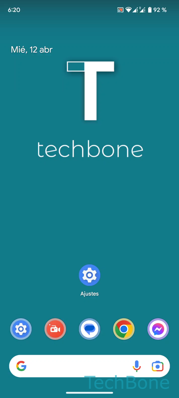 Activar corrección de color en la pantalla – Android 13: paso 1 – Abre los Ajustes