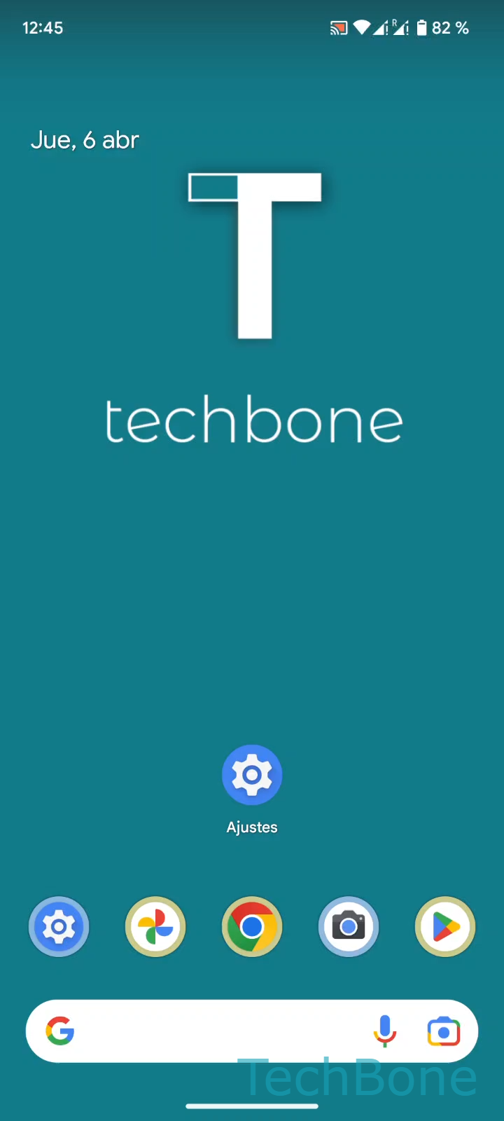 Cambiar la app de teléfono predeterminada – Android 13: paso 1 – Abre los Ajustes