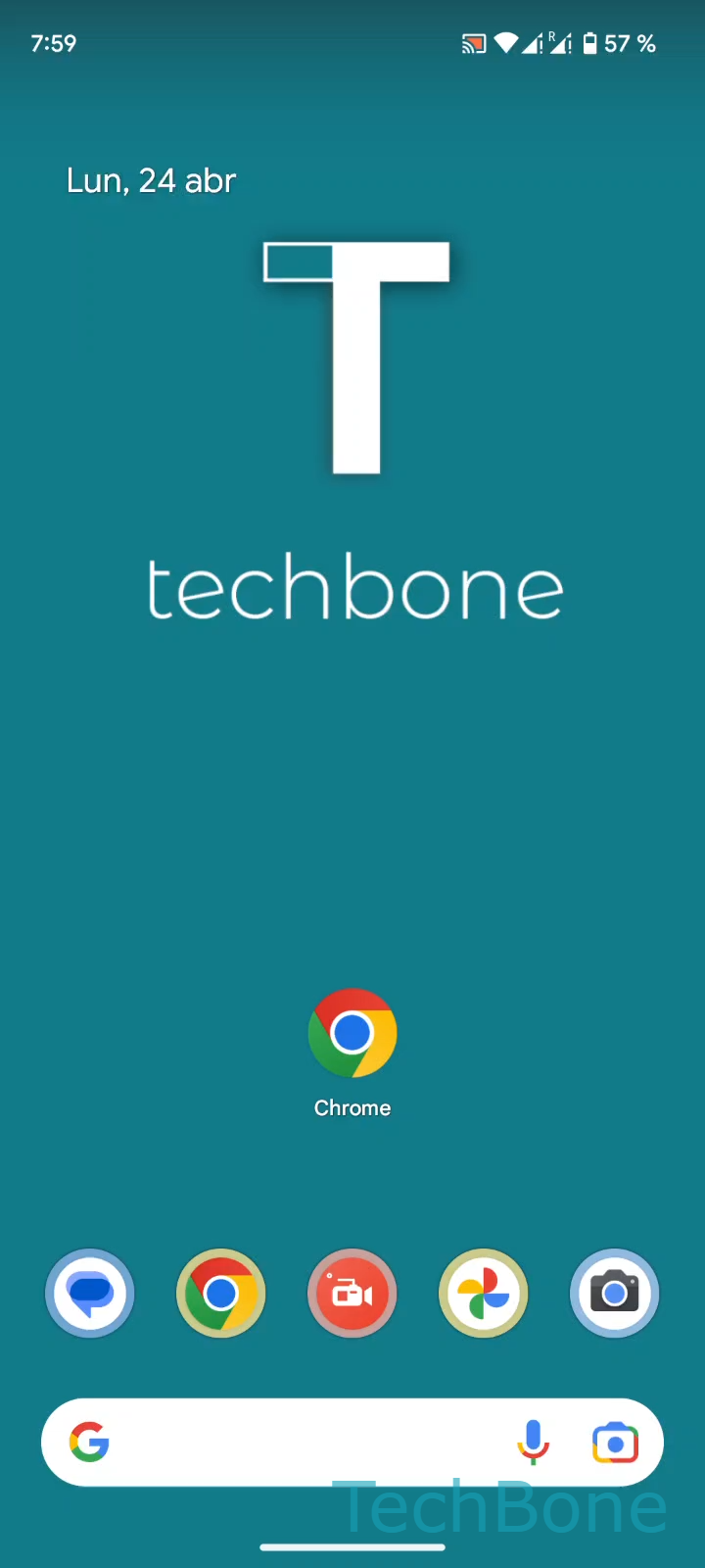 Bloquear anuncios en el navegador – Android 13: paso 1 – Abre Chrome