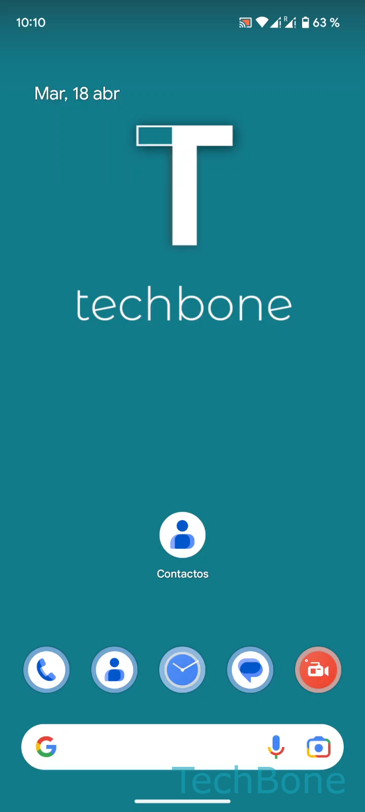 Asignar SIM para llamadas a un contacto – Android 13: paso 1 – AbreContactos