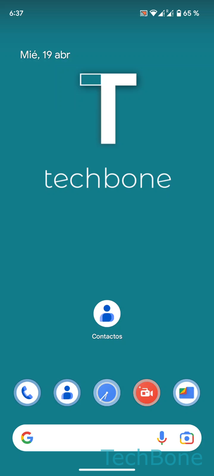 Importar contactos desde SIM o archivo VCF – Android 13: paso 1 – AbreContactos