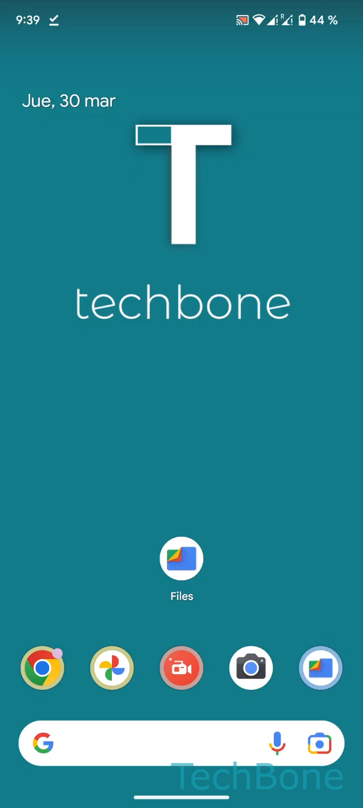 Imprimir un PDF desde el móvil – Android 13: paso 1 – Abre Files
