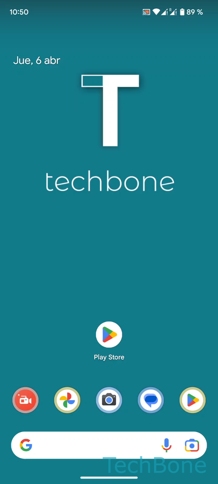 Actualizaciones automáticas de apps en Play Store – Android 13: paso 1 – Abre Play Store