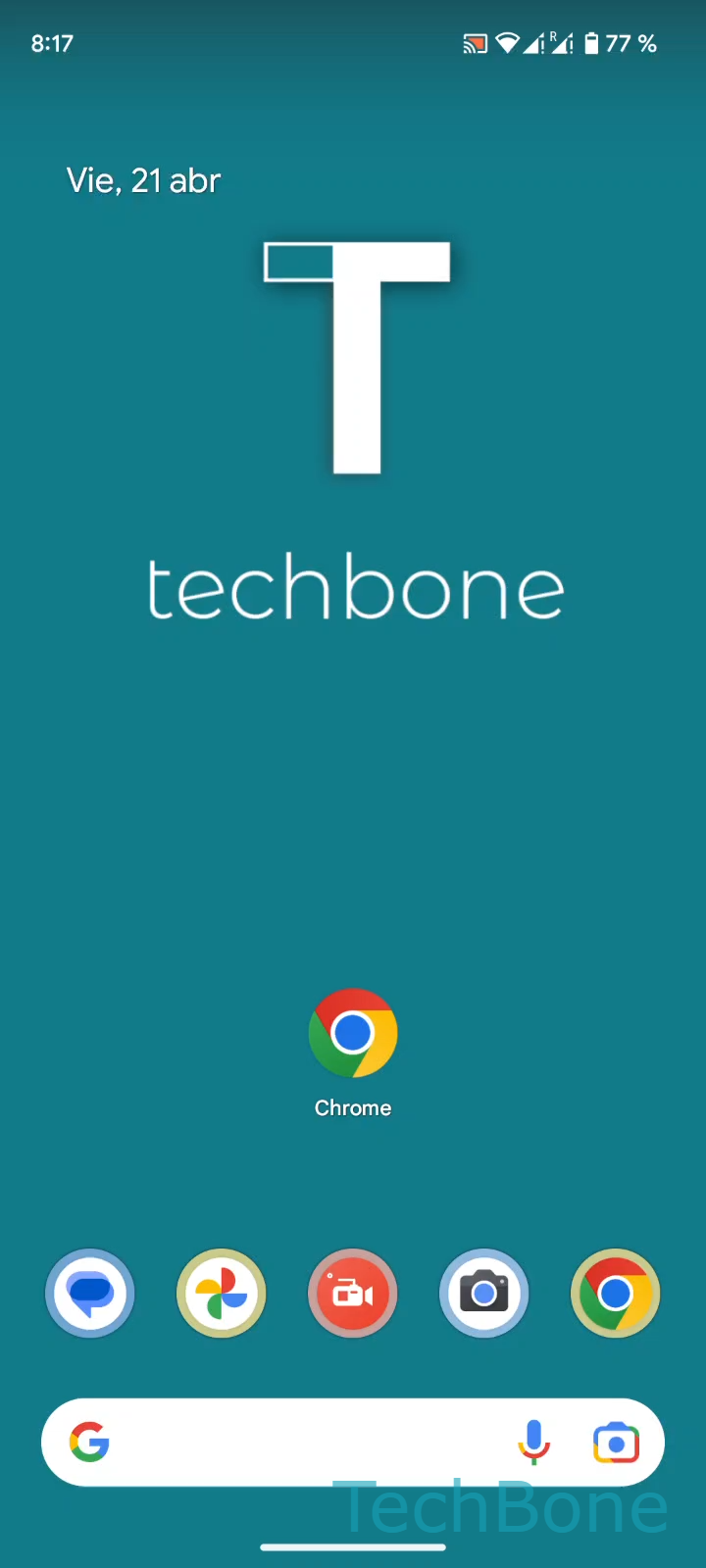 Abrir nueva pestaña en Chrome – Android 13: paso 1 – Abre Chrome
