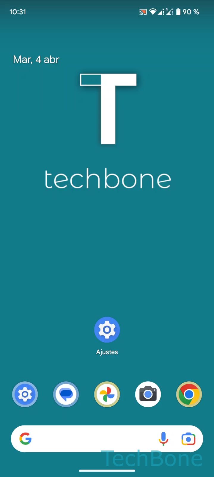 Desactivar Sonido del Teclado – Android 13: paso 1 – Abre los Ajustes