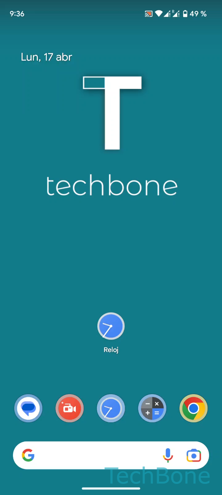 Cambiar el Sonido del Temporizador – Android 13: paso 1 – Abre Reloj