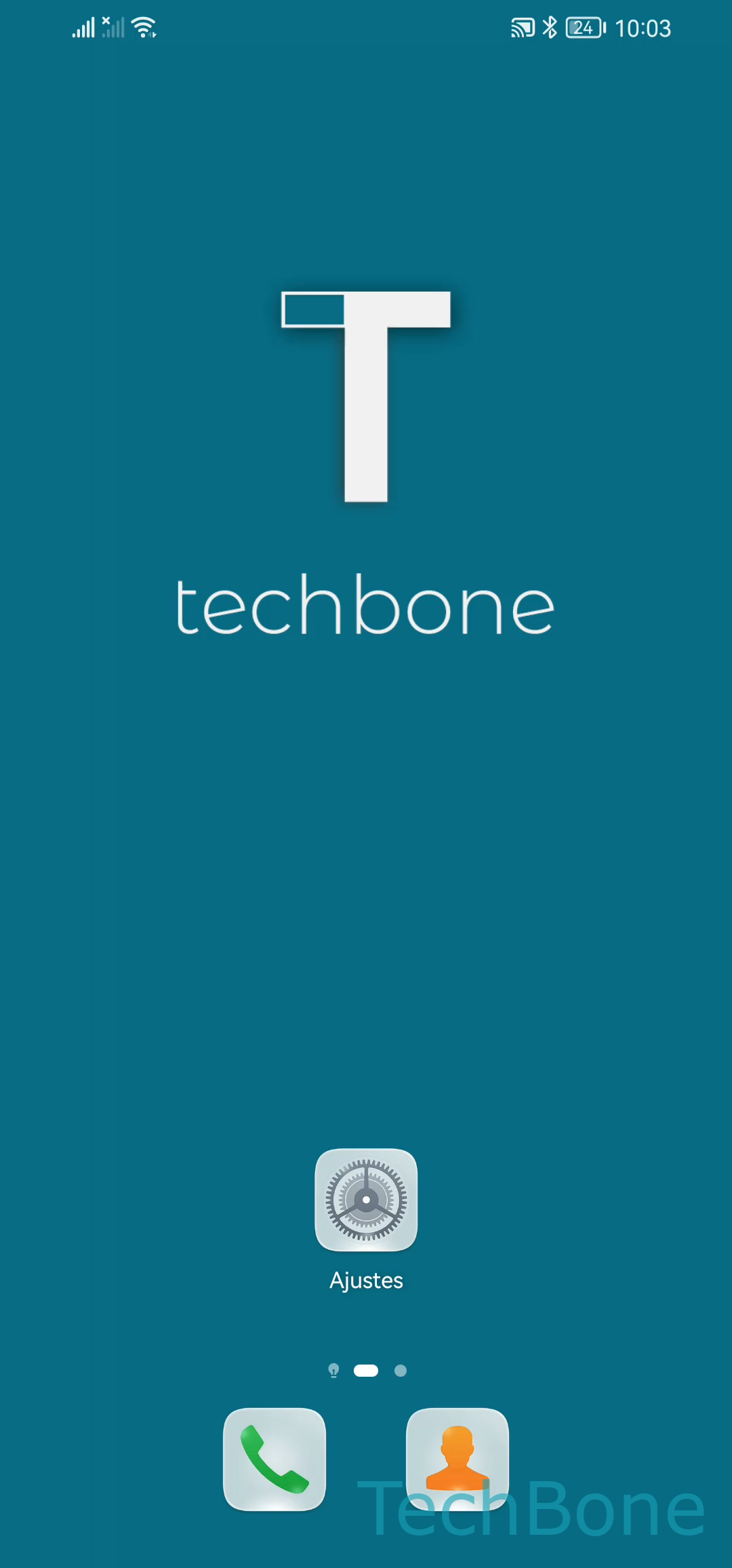 Desvincular dispositivo Bluetooth – EMUI: paso 1 – Abre los Ajustes