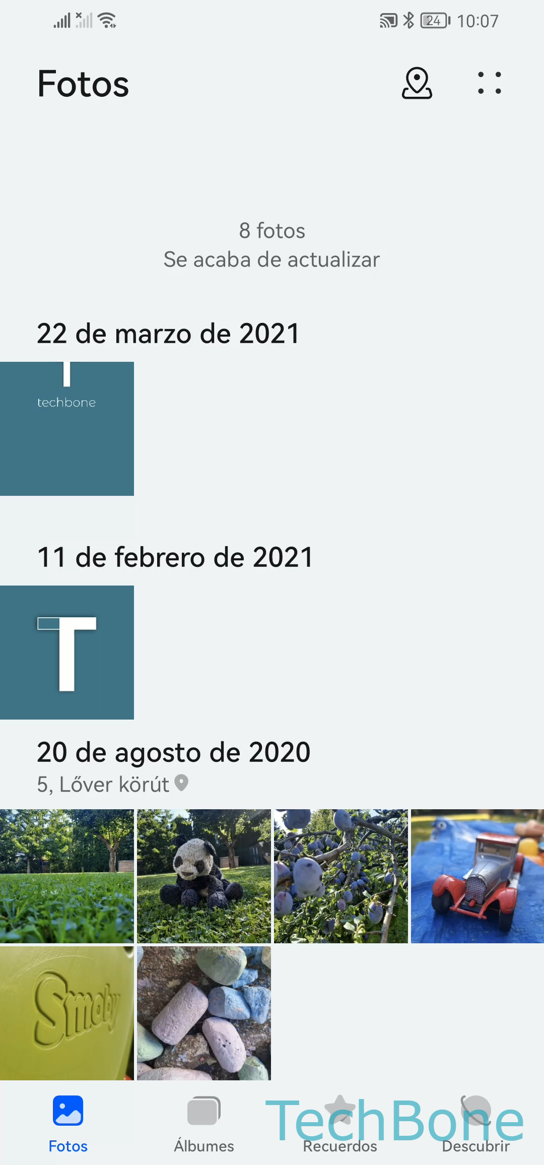 Enviar archivos por Bluetooth – EMUI: paso 1 – Selecciona un Archivo