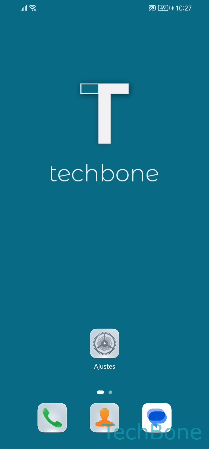 Crear copia de seguridad local – EMUI: paso 1 – Abre los Ajustes