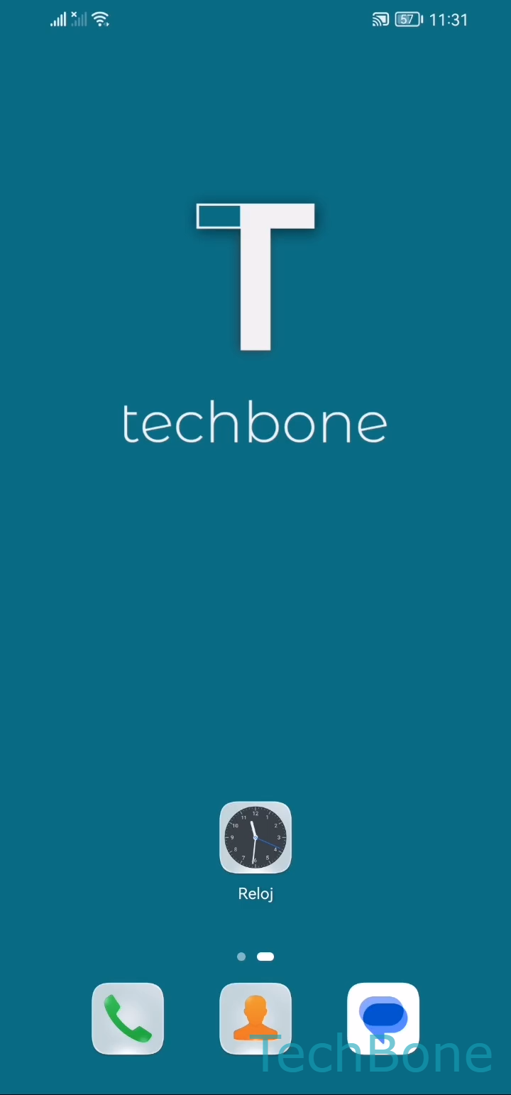 Temporizador: configurar en el reloj – EMUI: paso 1 – Abre Reloj