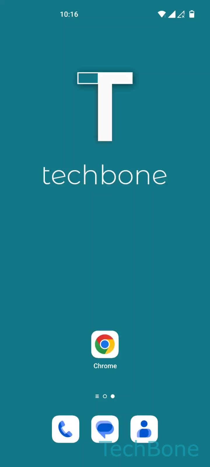 Cambiar la Página de Inicio en Chrome – Oxygenos 12: paso 1 – Abre Chrome