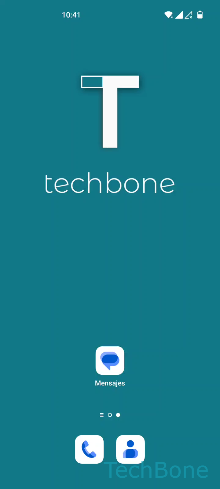 Enviar un MMS con archivo adjunto – Oxygenos 12: paso 1 – Abre Mensajes