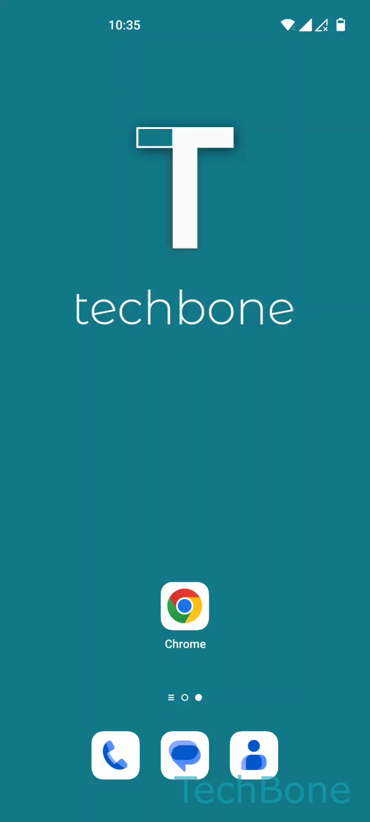Activar o desactivar JavaScript en Chrome – Oxygenos 12: paso 1 – Abre Chrome