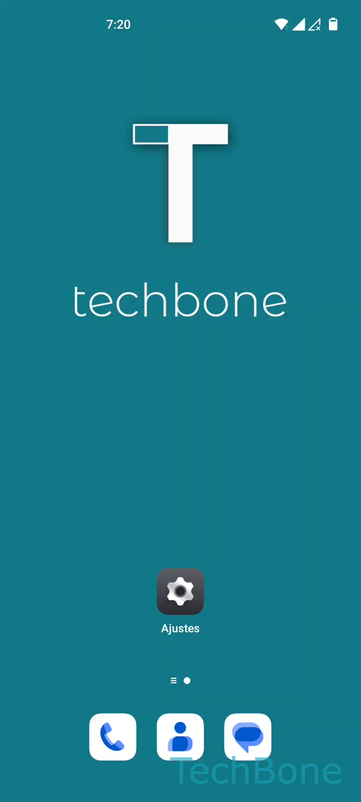 Sugerencias de contactos en el teclado – Oxygenos 12: paso 1 – Abre los Ajustes