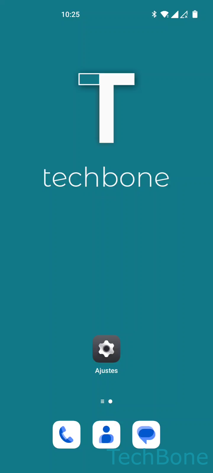 Activar Screencast: transmitir la pantalla a un televisor – Oxygenos 12: paso 1 – Abre los Ajustes