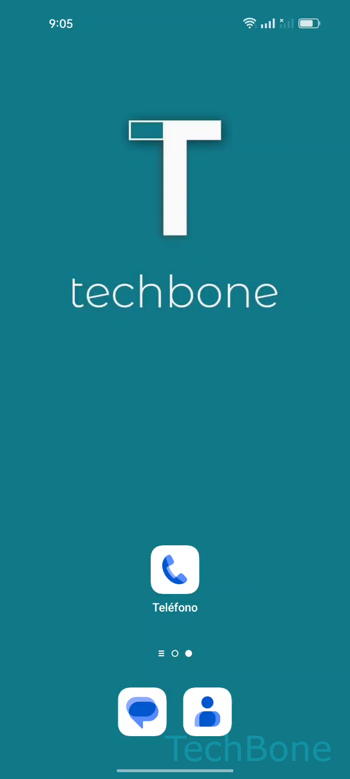 Activar Marcación Asistida para llamadas al extranjero – Coloros 12: paso 1 – Abre Teléfono