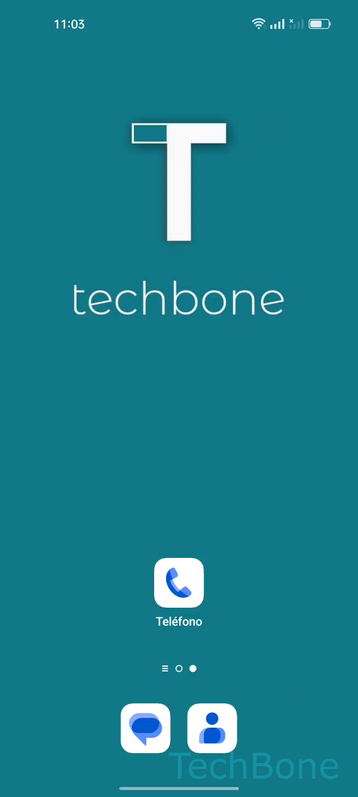 Desbloquear un número de teléfono bloqueado – Coloros 12: paso 1 – Abre Teléfono