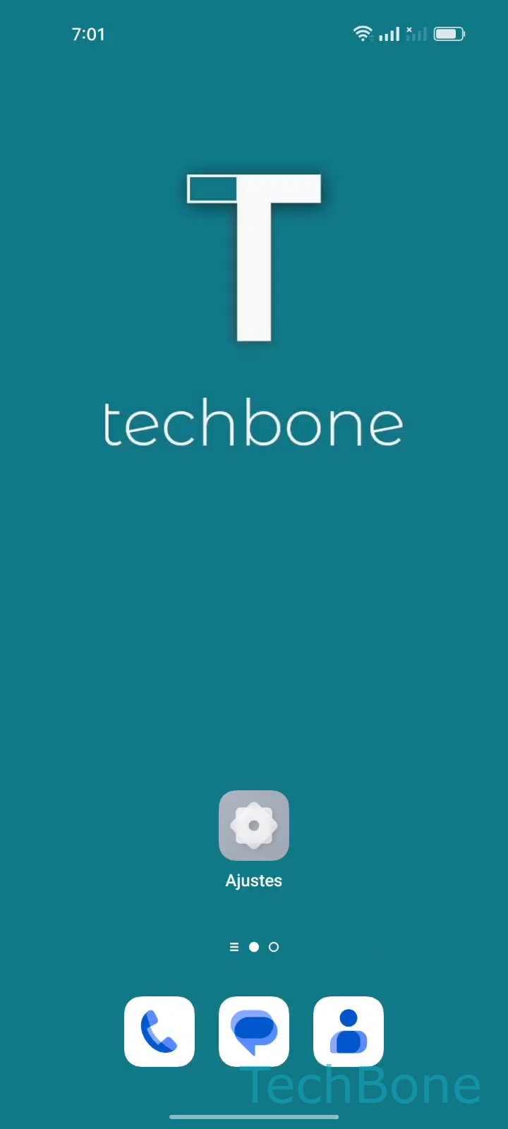 Uso de datos por aplicación en Oppo – Coloros 12: paso 1 – Abre los Ajustes