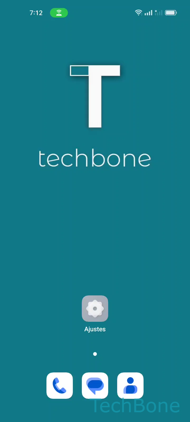 Desactivación automática del punto de acceso Wi-Fi – Coloros 12: paso 1 – Abre los Ajustes