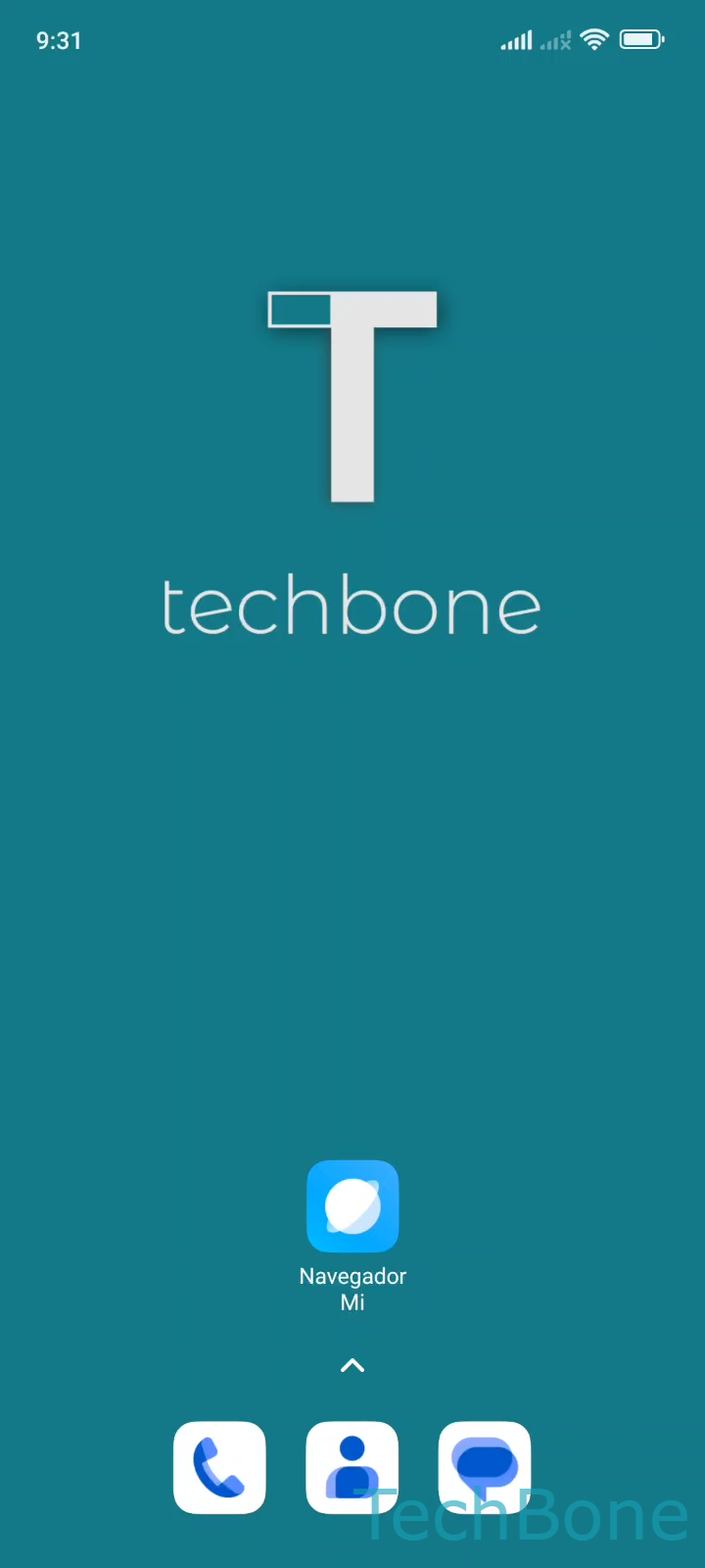 Bloqueador de anuncios en el Navegador Mi – MIUI: paso 1 – Abre Navegador Mi