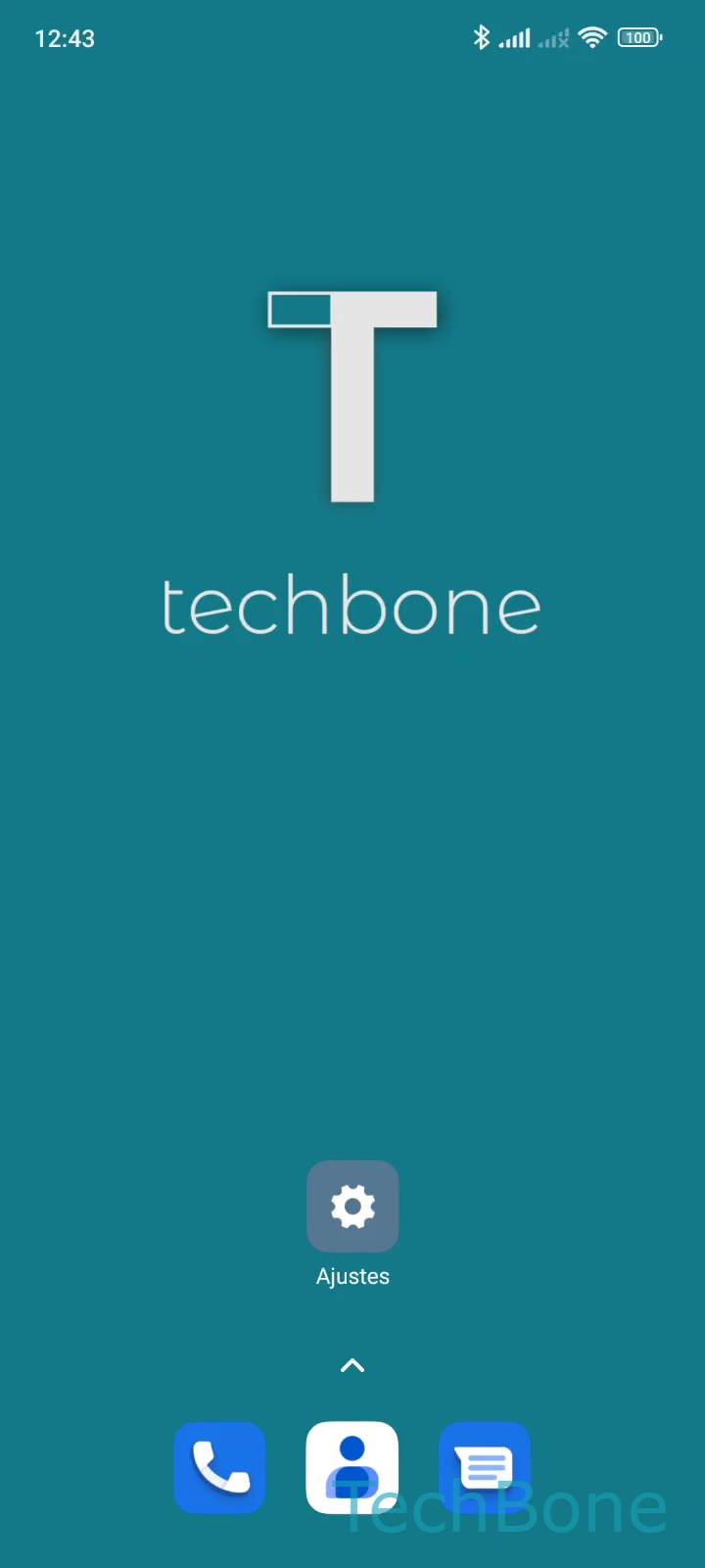 Desvincular un dispositivo Bluetooth – MIUI: paso 1 – Abre los Ajustes