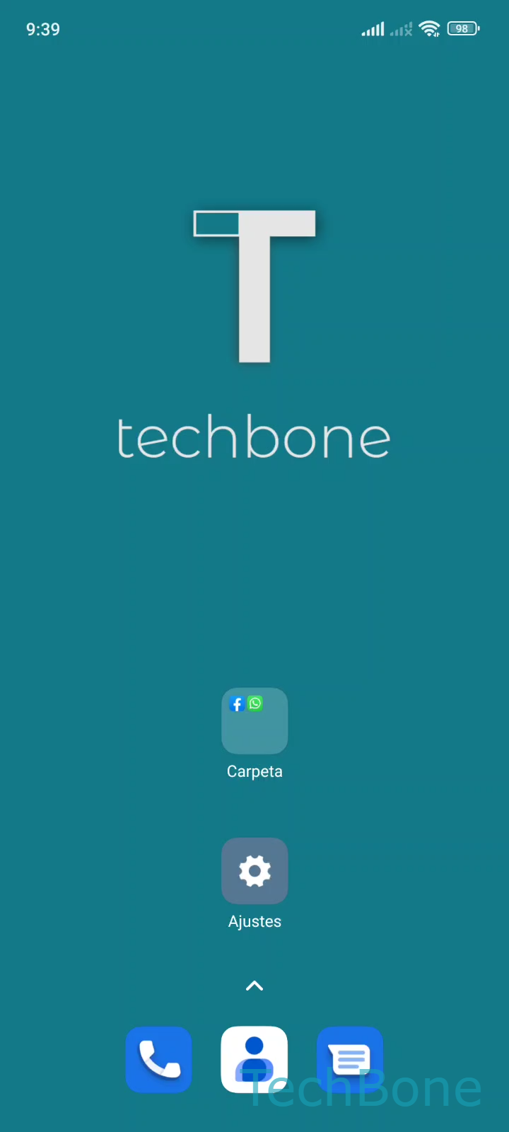 Renombrar carpetas en la pantalla de inicio – MIUI: paso 1 – Abre una Carpeta