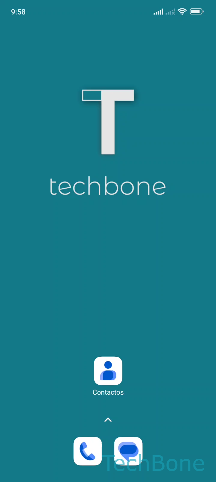 Tono de llamada personalizado para un contacto – MIUI: paso 1 – Abre Contactos