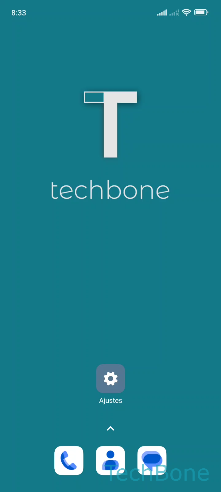 Activar Enunciar Selección para leer la pantalla en voz alta – MIUI: paso 1 – Abre los Ajustes