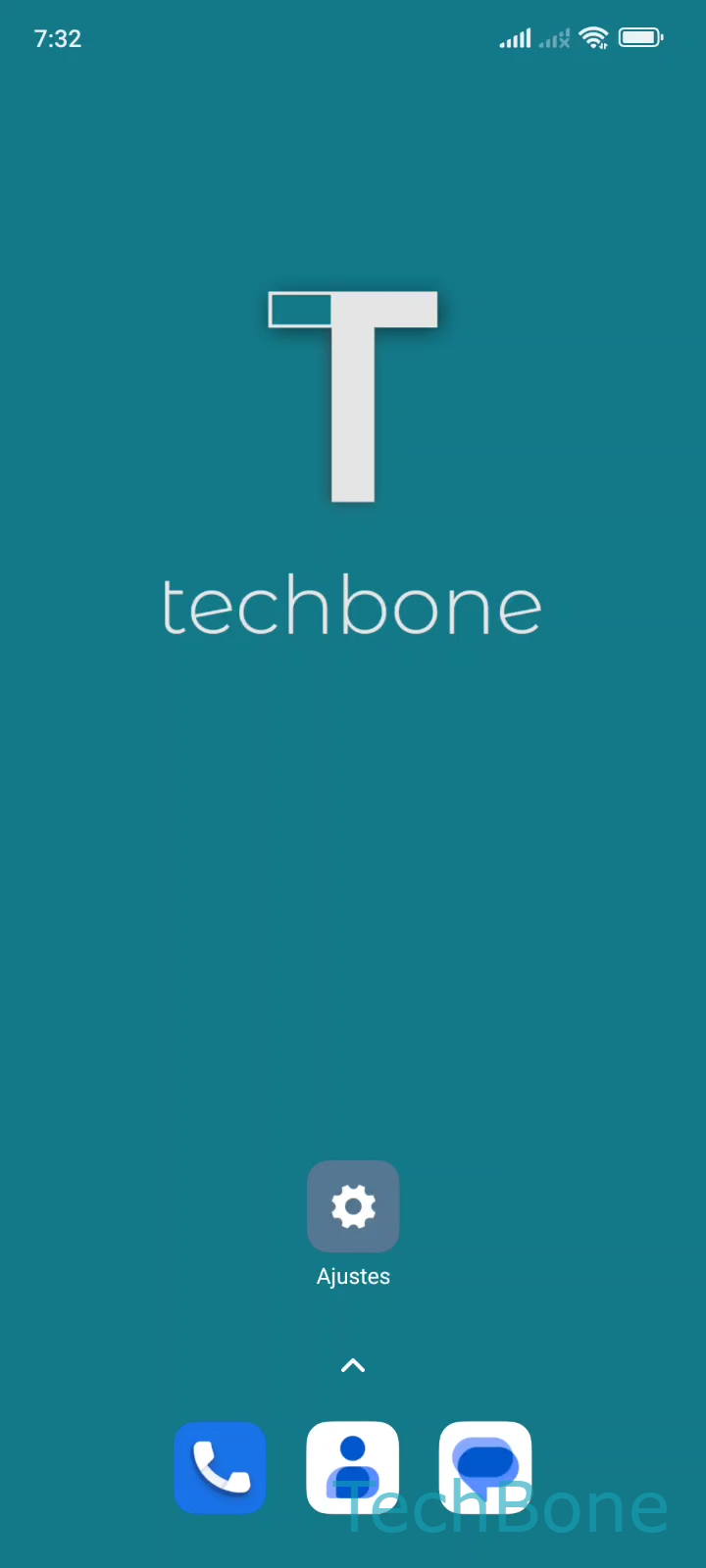 Eliminar una huella dactilar registrada – MIUI: paso 1 – Abre los Ajustes