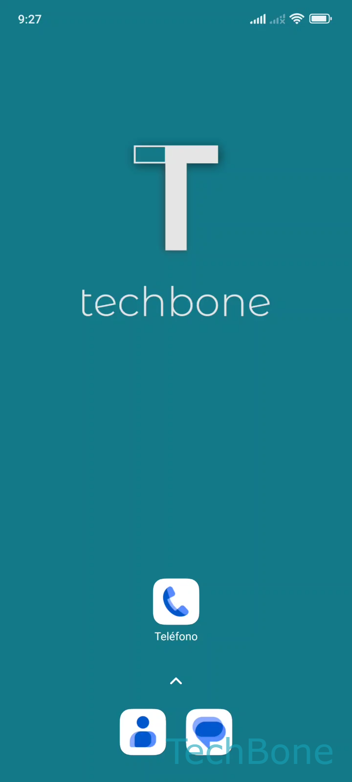 Bloquear un número desde el historial de llamadas – MIUI: paso 1 – Abre Teléfono