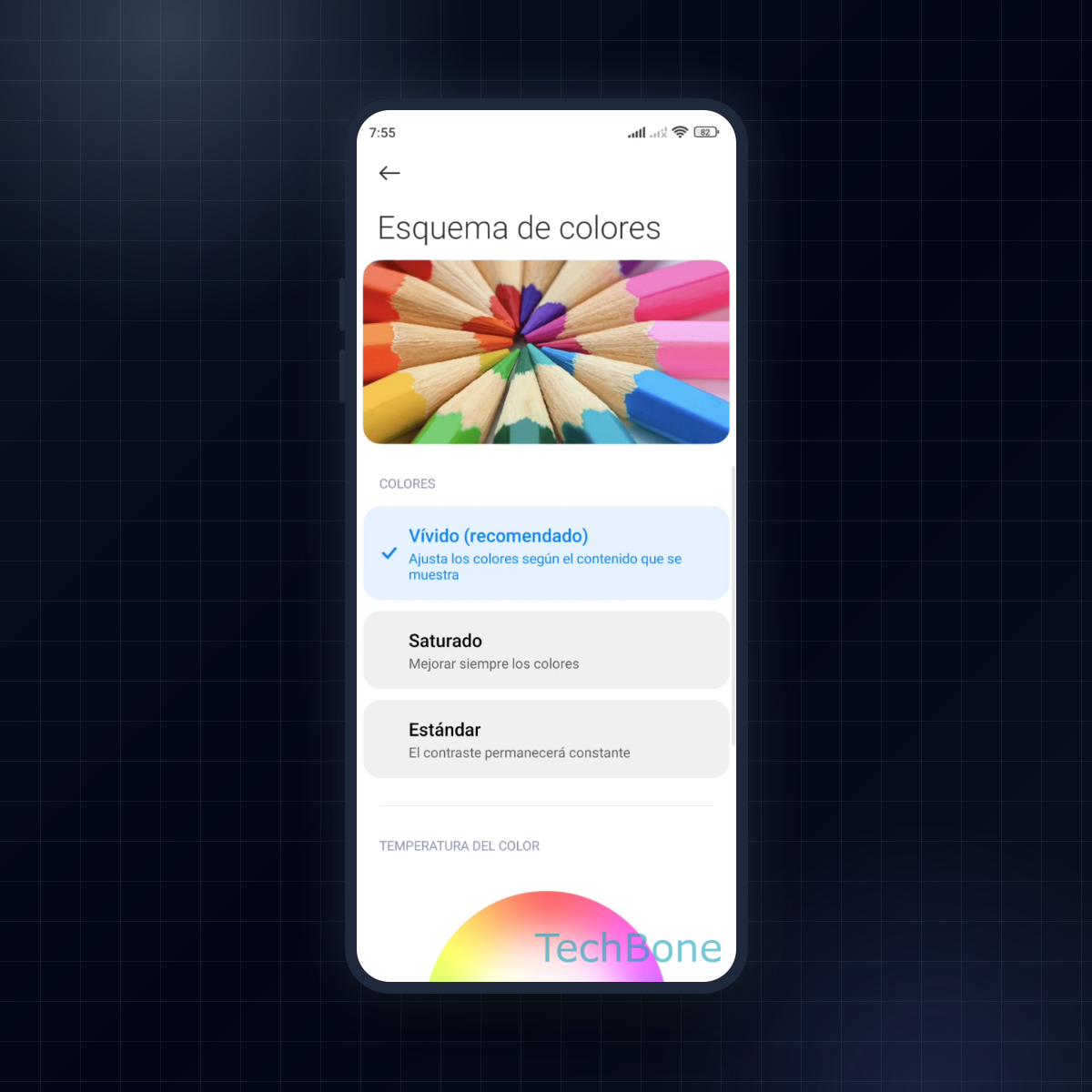 Xiaomi: cómo cambiar el esquema de colores de la pantalla